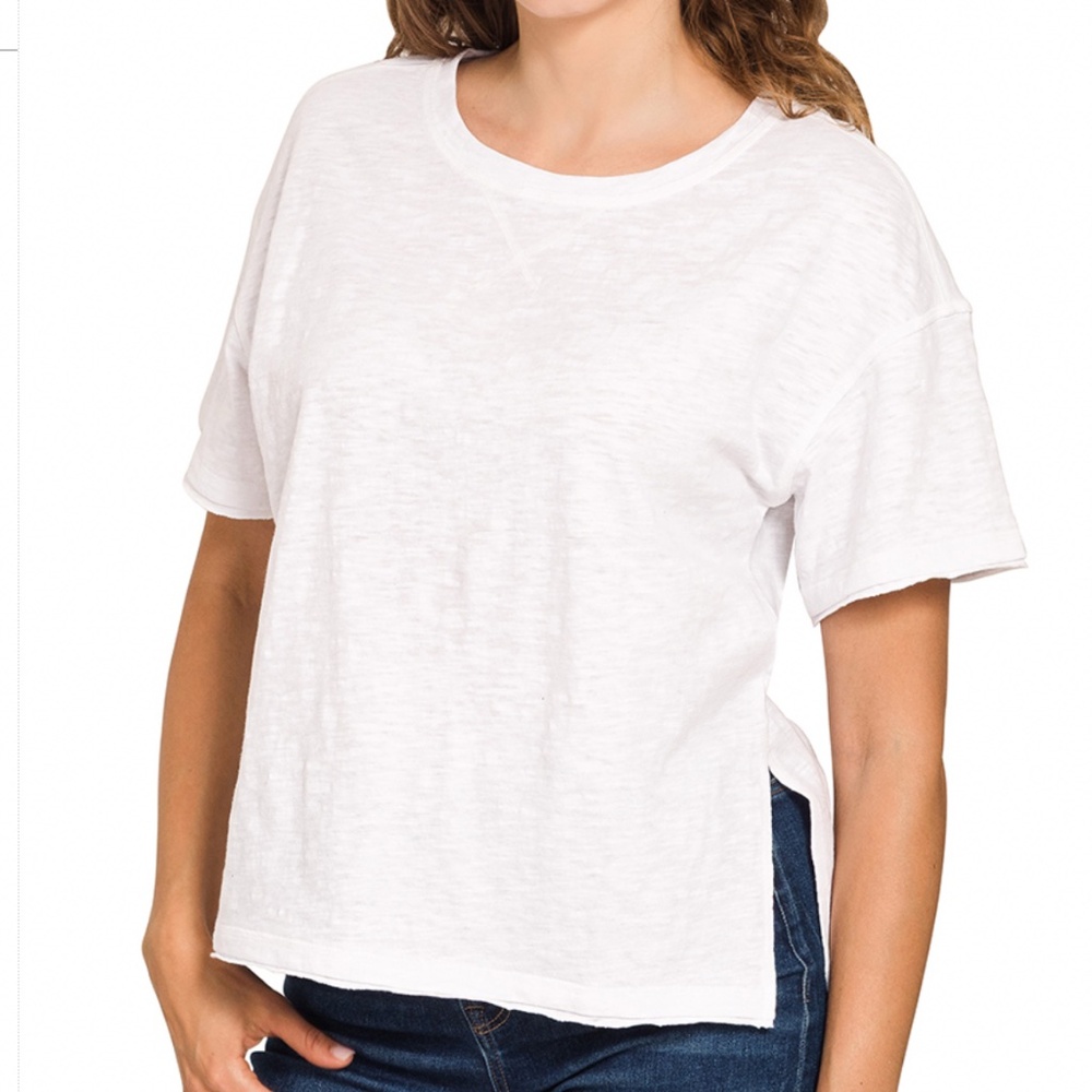 🌼 ZENANA “ GERI 2 “ ZENANA COTTON SHORT SLEEVE TEE SHIRT 27